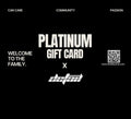 Detail Platinum Gift Card