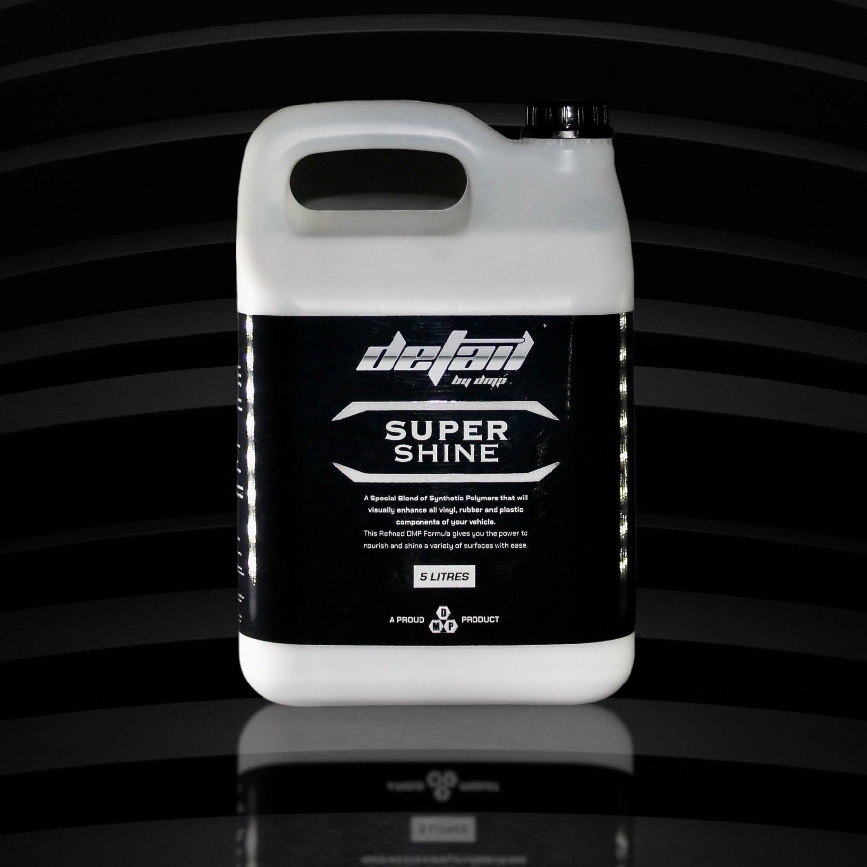 SUPER SHINE BACK TO BLACK FRONT, 5 LITRE BOTTLE