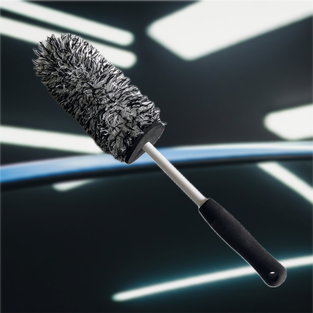 Premium Microfibre Wheel Brush - Flexible and Safe