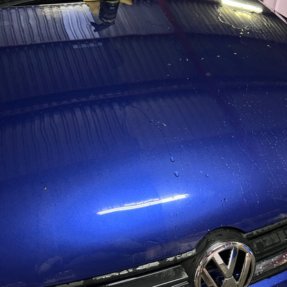 Treated vs untreated hydrophobic ceramic quick detailer detail by dmp