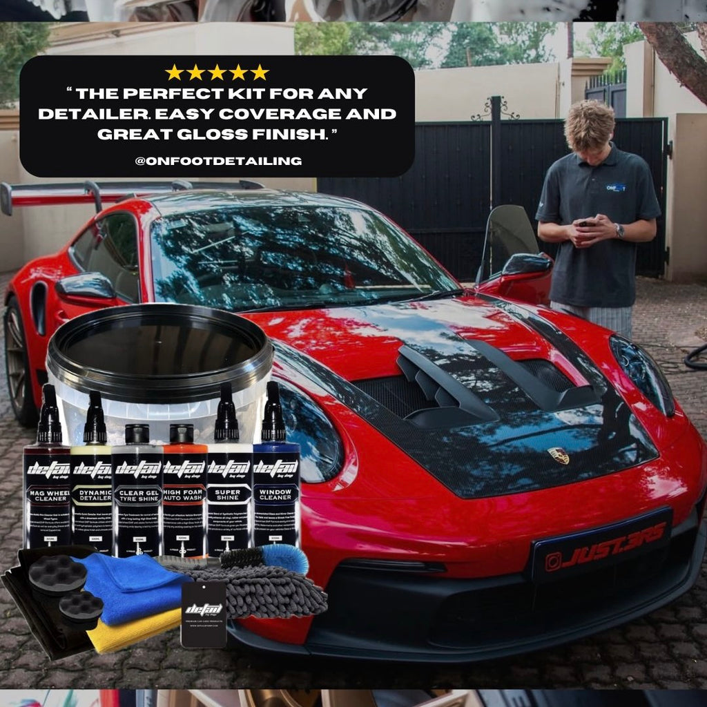 onfoot detailing with just.3rs detail car care kit five star review 