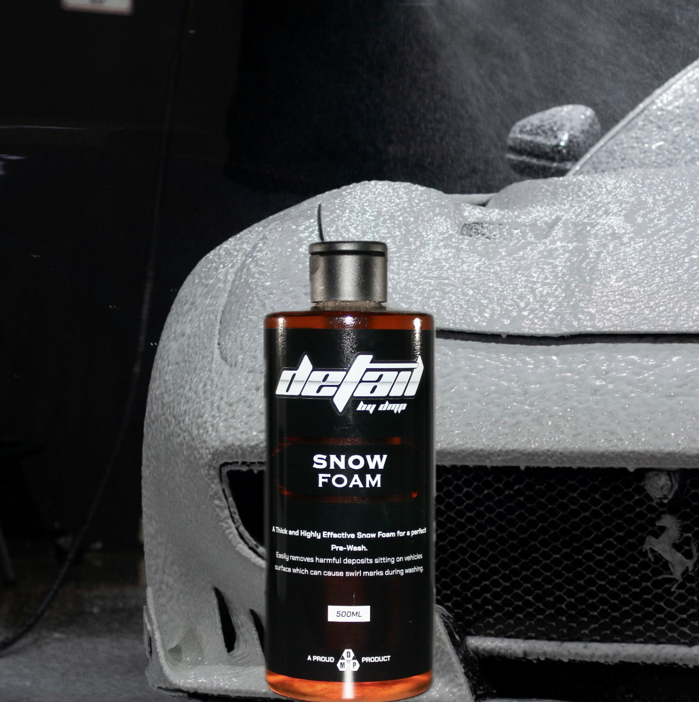 SNOW FOAM BOTTLE, FRONT